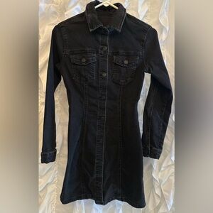 ASOS DESIGN Black Denim Dress Women’s Size 0